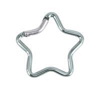 ASHLUYAK Mosquetón Clip en forma de estrella hebilla de escalada aleación de aluminio resistente llavero gancho para camping, pesca, senderismo, viajes, camping al aire libre llavero gancho