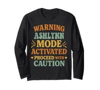 ASHLYN Personalized Women's Gift Custom ASHLYN Manga Larga