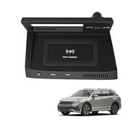 ASHOIH Cargador Inalámbrico Coche para Volkswagen Tiguan eHybrid 2019 2020 2021,15W Qi Carga Rápida Auto Teléfono Cargador,Cargadores De Móvil por Inducción,Consola Central Cargador Accesorios