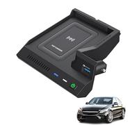 ASHOIH Cargador Inalámbrico para Coche para Mercedes Benz GLC/Coupé (2016-2022) 丨Clase C/C63/C43, Plataforma De Carga Rápida para Teléfono De 15 W para Cualquier Teléfono Móvil Habilitado para Qi