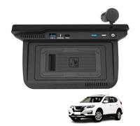 ASHOIH Cargador Inalámbrico para Coche para Nissan X-Trail/Qashqai (2021-2023), Plataforma De Carga Rápida para Teléfono De 15 W para Cualquier Teléfono Móvil Habilitado para Qi