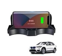ASHOIH Nueva Actualización Cargador Inalámbrico para Automóvil para BMW X1 (2016-2019),cojín Carga Rápido 15W,Cargador Inalámbrico Consola Central Funciona con Teléfonos Habilitados QI