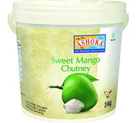 Ashoka Mango Chutney, Original - Paquete de 4 x 3000 gr - Total: 12000 gr