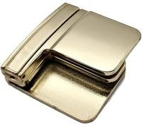 Ashopfun Cinturón invisible multifunción con clip de cinturón perezoso, cinturón inalámbrico con hebilla para apretar la cintura, cinturón de cintura ajustable, cinturón unisex, dorado, 1