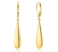 ASH'S CHOICE Pendientes Mujer Dorados, Pendientes Colgantes de Barra Oro, Elegante, Ligeros, Hipoalergénicos, Plata 925, Chapados en 14K Oro, para Fiesta, Banquete, Regalos de Joyería