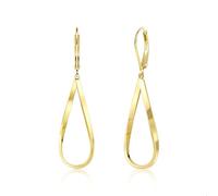 ASH'S CHOICE Pendientes Mujer Dorados, Pendientes Colgantes Oro, Elegante, Ligeros, Hipoalergénicos, Plata 925, Chapados en 14K Oro, para Fiesta, Banquete, Regalos de Joyería