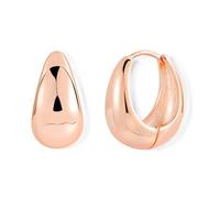 ASH'S CHOICE Pendientes Mujer Oro Rosa Aro Gota Gradiente Grueso Huggie