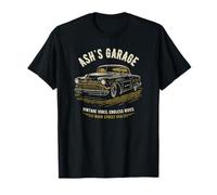 Ash's Garage Hotrod Classic Car Diseño Personalizado Camiseta