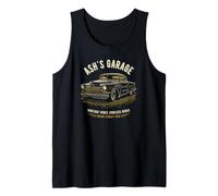 Ash's Garage Hotrod Classic Car Diseño Personalizado Camiseta sin Mangas