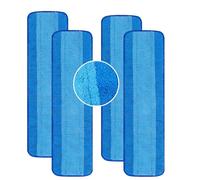 Ashsajkd Almohadilla de limpieza de microfibra para fregona, compatible con mopas Bona, reutilizable en húmedo y seco, altamente absorbente, elimina las manchas fácilmente sin dejar una marca, para