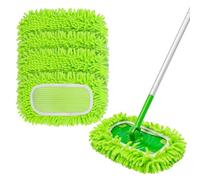 Ashsajkd Almohadilla de repuesto de microfibra para fregona de limpieza, almohadilla de limpieza reutilizable, compatible con trapeadores Swiffer Sweeper, la almohadilla de repuesto de limpieza del