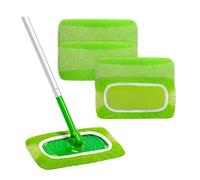 Ashsajkd Almohadillas de repuesto de microfibra para fregona húmeda, almohadillas de repuesto reutilizables para fregona húmeda y seca, compatibles con mopas Swiffer Sweeper y se pueden utilizar en