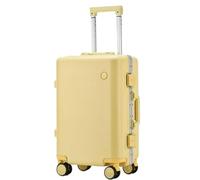ASHSDI Maleta Cabina Caja con Ruedas De Partición Multifuncional, Equipaje De Mano Rígido De Viaje con Contraseña Ligera Maletas de Viaje Cabina (Color : G, Size : 26in)