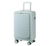 ASHSDI Maleta Cabina Equipaje De Mano Aprobado por Aerolínea, Maleta Ligera, Estuche Rígido para Equipaje De Viaje Maletas de Viaje Cabina (Color : Blue, Size : 22in)