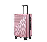 ASHSDI Maleta Cabina Equipaje Ligero del Viaje del Hilandero De 4 Ruedas del Lado Rígido De 20 Pulgadas, Equipaje del Negocio para Las Mujeres Maletas de Viaje Cabina (Color : Rosa, Size : 20inch)
