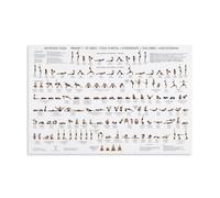 Ashtanga Póster de Arte de Yoga Pintura Decorativa Lienzo Arte de Pared Sala de Estar Póster Dormitorio Pintura, Arte de Pared Impresión de Imagen Moderna Decoración de Habitación Familiar 08 x 12