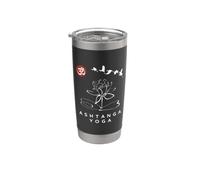 Ashtanga Yoga Instructor/Ashtanga Yoga Principiante Diseño Vaso térmico de acero inoxidable de doble pared