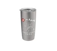 Ashtanga Yoga Instructor/Ashtanga Yoga Principiante Diseño Vaso térmico de acero inoxidable de doble pared