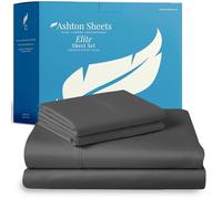 Ashton Sheets Juego de sábanas de 100% algodón Egipcio, tamaño Queen, 800 Hilos, 4 Piezas, algodón Egipcio, sábanas de Lujo Satinado, tamaño Queen, sábanas de Alto número de Hilos, Bolsillo Profundo