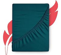 Ashton Sheets Sábana Bajera Ajustable de 100% algodón Egipcio de 1000 Hilos, con elástico en Todo el Contorno, Tejido Satinado Suave y Sedoso, se Adapta a colchones de hasta 18 Pulgadas, tamaño King