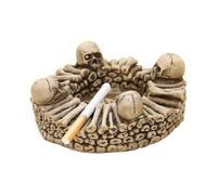 Ashtray Resin Skull Ashtray Spooky Human Skull Spooky Skeletons Ashtray,as Smoking Room Decor Gifts for Smokers,smoking Ashtray for Home Office Decora