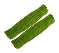 Ashuxxn 200 Piezas Limpiadores de Pipas Verdes 30cm Limpiapipas Verde Chenilla Tallos Limpia Pipas Alambre de Chenilla Felpa Palitos Chenilla Limpiadores Pipe Cleaner para manualidades (Verde oliva)