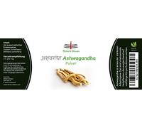 Ashwaganda Polvo 100% natural, 100 g, calidad probada de la India, Shiva's Dream, arándano, ginseng indio, Relax
