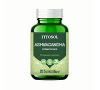 Ashwagandha 500 mg Extracto Seco Estandarizado - 60 Cápsulas Vegetales | Contribuye a la Resistencia al Estrés y Equilibrio Mental | Sin Gluten | Vegan | Fitosol Ynsadiet
