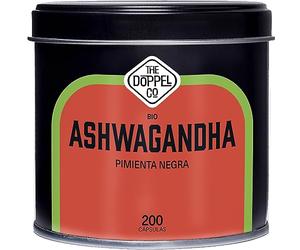 Ashwagandha Capsulas 2160mg - 200 Cápsulas Vegetales - Raíz de Ashwagandha Organica con Pimienta Negra - Withania Somnifera Alta Absorción - Sin Aditivos - Sin Plástico - Certificación Ecológica
