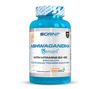Ashwagandha capsulas - Ashwagandha Sensoril con más de 10% withanólidos, con Vitamina B3 y Vitamina B5-250 mg por cápsula - 100 cápsulas veganas para 100 días
