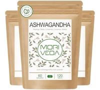 Ashwagandha comprimidos 2000mg - 100% polvo de raíz - suministro para 180 días - producto natural puro de primera - vegano y sin gluten - equilibrio y la paz interior - por MoriVeda - 360 comprimidos