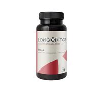 Ashwagandha con Magnesio + Melatonina Pura 1,9 mg Soporte para el Cortisol - Nootropicos Naturales para Promover Calma + Memoria y Concentración - 60 Cápsulas Veganas | LONGEVITAS