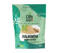 Ashwagandha en Polvo Organica - 500g. Ginseng Indio Withania Somnifera o Cereza de Invierno. Polvo de Raíz de Ashawanda. Ayurveda Natural sin Aditivos Alto en Fibra.
