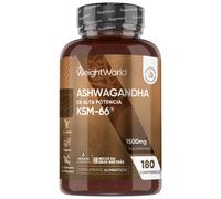 Ashwagandha KSM 66 - 1500 mg 180 Comprimidos - Suplemento de Alta Potencia, de Origen Natural
