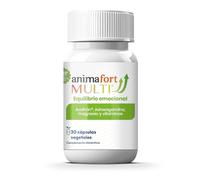 Ashwagandha KSM-66 + Azafrán + Magnesio + Vitaminas B12 | Apoya el Bienestar Diario y la Energía Mental | 30 Cápsulas | AnimaFort Multi