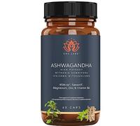 Ashwagandha KSM-66 con Sensoril (15-20% Withanolidos) - Alta Potencia Adaptógeno y Nootropico, Sueño Profundo, Bienestar, Energía, Concentración y Reducción de Cortisol, 2 Meses