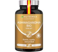 ASHWAGANDHA KSM-66® ecológica - 600 mg de extracto patentado - Estandarizado al 5% en withanólidos - Bienestar físico y mental, tono y concentración - 90 cápsulas veganas y sin aditivos - Nutrimea