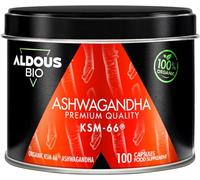Aldous Bio Extracto de Raíz de Ashwagandha KSM-66 Ecológico 100 Cápsulas