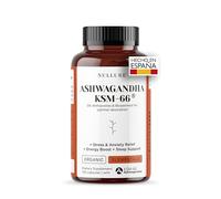 Ashwagandha KSM-66 Orgánica + Bioperine | Nullure | 600mg | Vegana | Antiestrés (Cortisol) · Equilibrio Emocional · Resistencia | Ashwagandha Ecológica | 5% Withanolides | 120 caps. (2 meses)