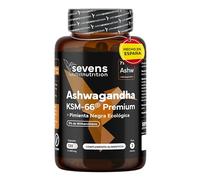 Ashwagandha KSM-66 Pura - Alta Biodisponibilidad - Con Pimienta Negra - 5% Withanólidos - Ayuda a Regular el Cortisol y Mejorar el Sueño - Bienestar, Energía y Concentración - 120 Cápsulas Veganas