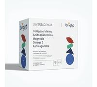 Ashwagandha, Magnesio, Omega 3 y Colágeno marino con Acido hialurónico y Coenzima Q10 - Más energía, Menos estrés y una Juventud que dura más tiempo | 28 sachets dirios