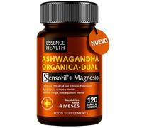 Ashwagandha Orgánica Sensoril® + Magnesio 12750 mg Alta Potencia 50:1 | Avanzado frente a KSM-66 | Adaptógeno Natural para Estrés | Ansiedad | Energía y Equilibrio Mental | 120 Cápsulas Veganas