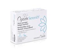 Ashwagandha y Rhodiola - Suplemento anti-estrés natural | Equilibrio emocional, Sueño reparador, Menopausia | 30 cápsulas veganas | Optim Serenity