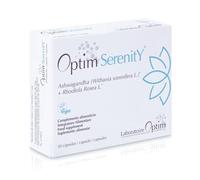 Ashwagandha y Rhodiola - Suplemento ashwagandha antiestres natural | Equilibrio emocional, Sueño reparador, Menopausia | 30 cápsulas veganas | Optim Serenity