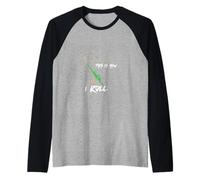 Así es como Hago rodar el avión Camiseta Manga Raglan