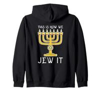 Así es como lo judimos Funny Happy Hanukkah Sudadera con Capucha