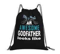 Así Es Como Luce Un Padrino Increíble Mujer Hombre Bolsa De Gimnasio Con Cordón Bolsa De Deporte Ligera Mochilas Deportiva Para Baloncesto Viaje Senderismo