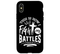 Así es como Lucho mis batallas 2 Chron 20 15 Carcasa para iPhone X/XS