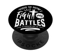 Así es como Lucho mis batallas 2 Chron 20 15 PopSockets PopGrip Adhesivo