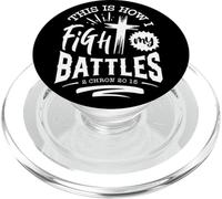 Así es como Lucho mis batallas 2 Chron 20 15 PopSockets PopGrip para MagSafe